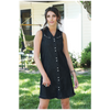 CTW7476002 Cruel Girl Women's Chambray Sleeveless Western Dress - Black