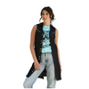 CTW7476002 Cruel Girl Women's Chambray Sleeveless Western Dress - Black