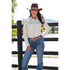 CTW7521001 Cruel Girl Women's Long Sleeve Solid Western Snap Shirt - Cream