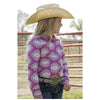 CTW8040011 Cruel Girl Girls' Long Sleeve Western Snap Shirt - Pink