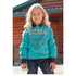 CWK8002003 Cruel Girl Girls' "Cowgal" Sweatshirt - Turquoise