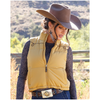 CWV7457001 Cruel Girl Women's Cropped Puffer Vest - Gold