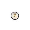 457-02 Hobby Horse Covered Chap Button - Black