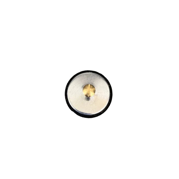 457-02 Hobby Horse Covered Chap Button - Black