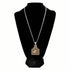 D47025 Silver Strike Men's 24" Ear Tag Bull Rider Necklace