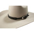 D740003001 3D Roughout Boot Stitch Hatband - Black
