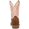 DBT0253C Durango Children's Shyloh Wide Square Toe Cowboy Boot -  Honey Tan / Metallic Peach