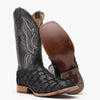 DDB0381 Durango Men's Premium Exotic Pirarucu Cowboy Boots - Matte Black