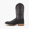 DDB0381 Durango Men's Premium Exotic Pirarucu Cowboy Boots - Matte Black