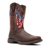 DDB0519 Durango Men's Rebel Ultra-Lite Square Toe Cowboy Boot - Bruin Brown / Americana