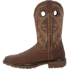 DDB0527 Durango Men's Workhorse Square Toe Work Boot - Bark Brown Glazed Cognac