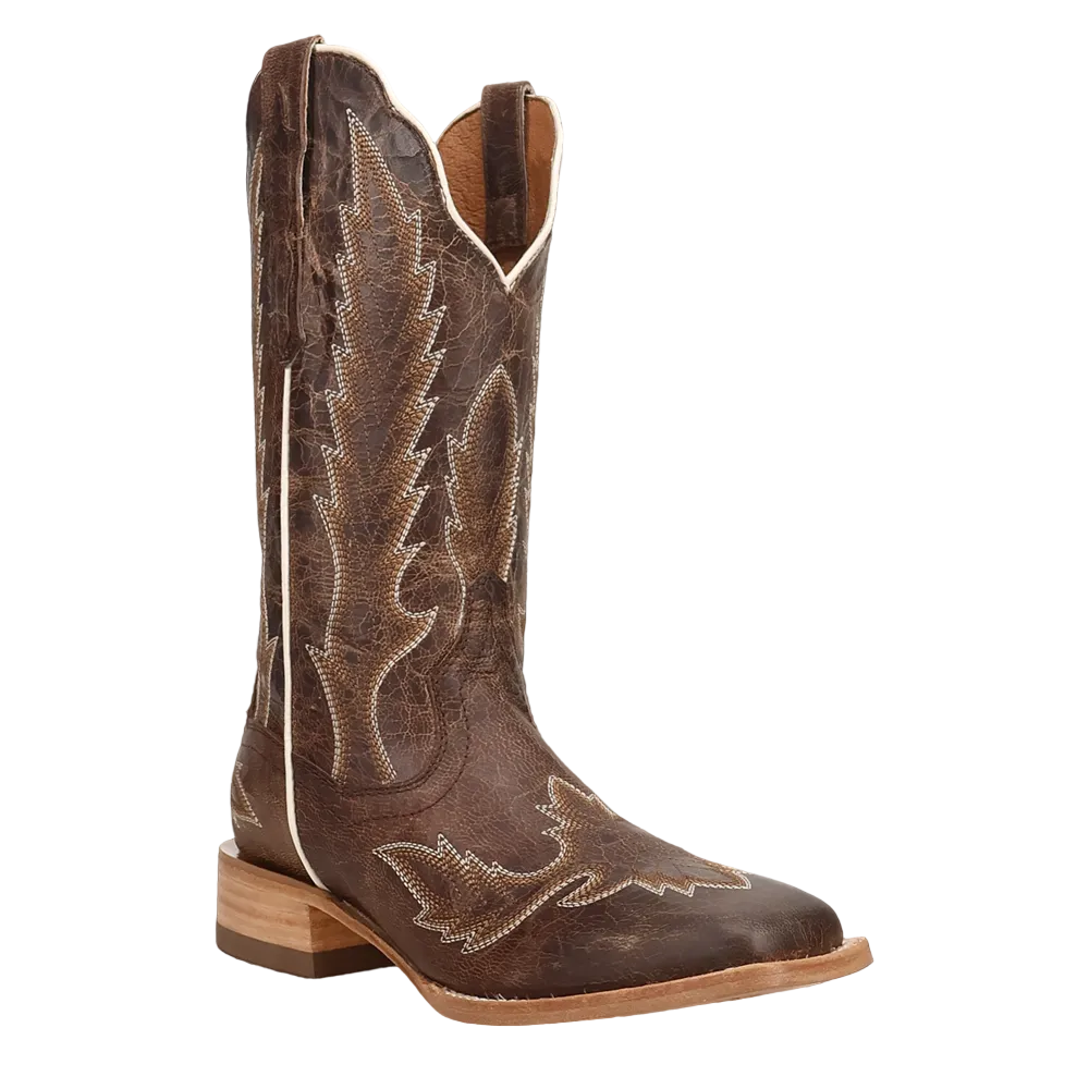 DP5231 Dan Post Women's Denita Western Square Toe Cowboy Boot - Brown