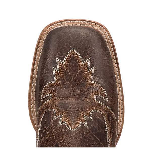 DP5231 Dan Post Women's Denita Western Square Toe Cowboy Boot - Brown