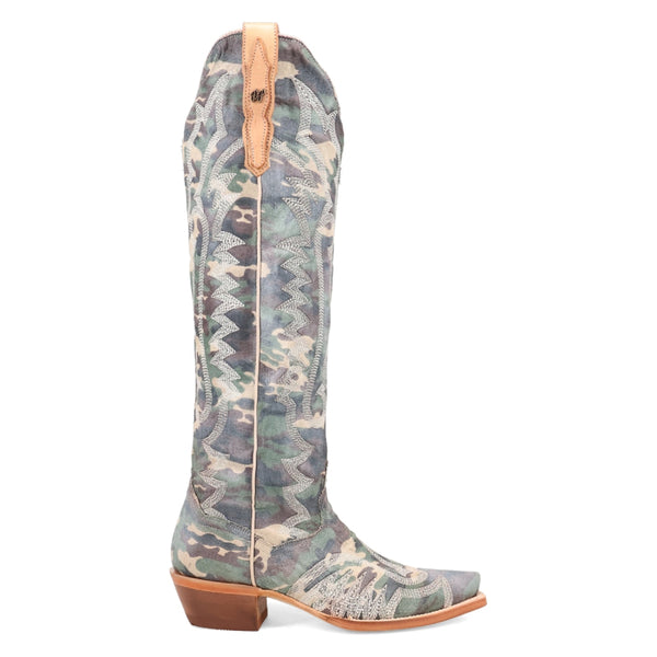 DP7084 Dan Post Ladies Camo Darlin Cowboy Boot with Zipper