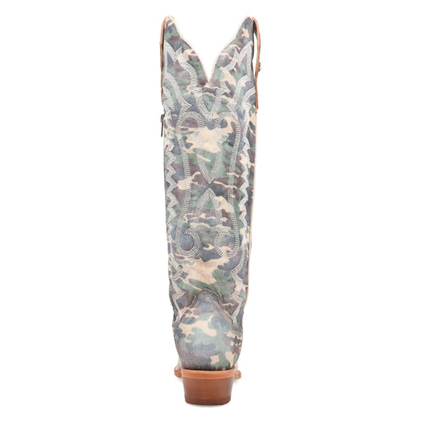 DP7084 Dan Post Ladies Camo Darlin Cowboy Boot with Zipper