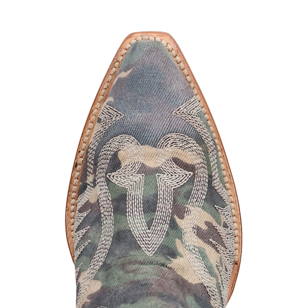 DP7084 Dan Post Ladies Camo Darlin Cowboy Boot with Zipper