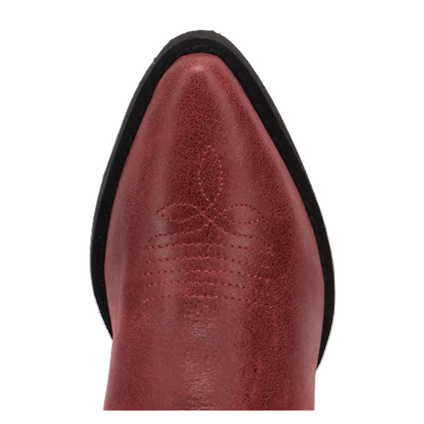 DPC4021 Dan Post Children's Happy Trails Fringed Snip Toe Cowboy Boot - Red