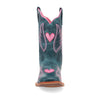 DPC5024 Dan Post Youth Sweet Caroline Square Toe Cowboy Boot - Turquoise / Pink