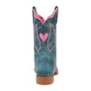 DPC5024 Dan Post Youth Sweet Caroline Square Toe Cowboy Boot - Turquoise / Pink