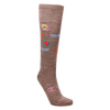 DPCGCW06-T Dan Post Cowgirl Certified Women's Over the Calf Light Weight Merino Wool Socks - Tan