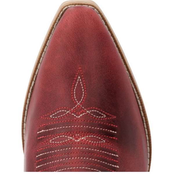 DRD0506 Durango Women's Shyloh Snip Toe Cowboy Boot - Crimson Red
