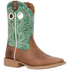 DRD0515 Durango Women's Shyloh Wide Square Toe Boot - Mocha Brown / Jade