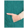DW98C06848 Panhandle Slim Powder River Outfitters Women's Aztec Reversible Quilted Vest - Turquoise