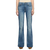 7 For All Mankind Women's Dojo Tailorless Trouser Jeans - Distressed Authentic Light 7U45244A
