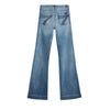 7 For All Mankind Women's Dojo Tailorless Trouser Jeans - Distressed Authentic Light 7U45244A