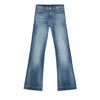 7 For All Mankind Women's Dojo Tailorless Trouser Jeans - Distressed Authentic Light 7U45244A