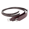 E16005-CBR Equinavia Saga Secure Fit English Stirrup Leathers - Chocolate Brown
