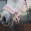 E22007-SWPI/IWH Equinavia Valkyrie Ultra Fleece Breakaway Halter - Sweet Pink / Ivory