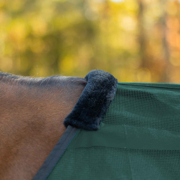 E24029-HGR Equinavia Sefyr Scrim Sheet - Hunter Green