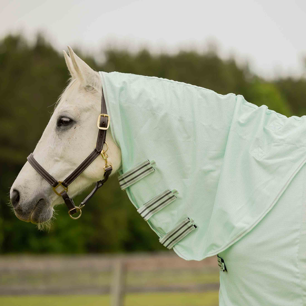 E24032-MJGR Equinavia Brisk Fly Sheet with Detachable Neck - Misty Jade