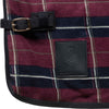 E24034-BU/NV Equinavia Norse Fleece Cooler - Burgundy / Navy Plaid