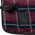 E24034-BU/NV Equinavia Norse Fleece Cooler - Burgundy / Navy Plaid
