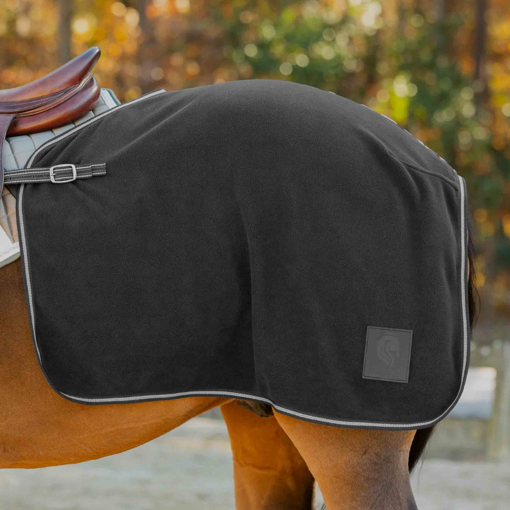 E24067-BL Equinavia Norse Fleece Exercise Quarter Sheet - Black