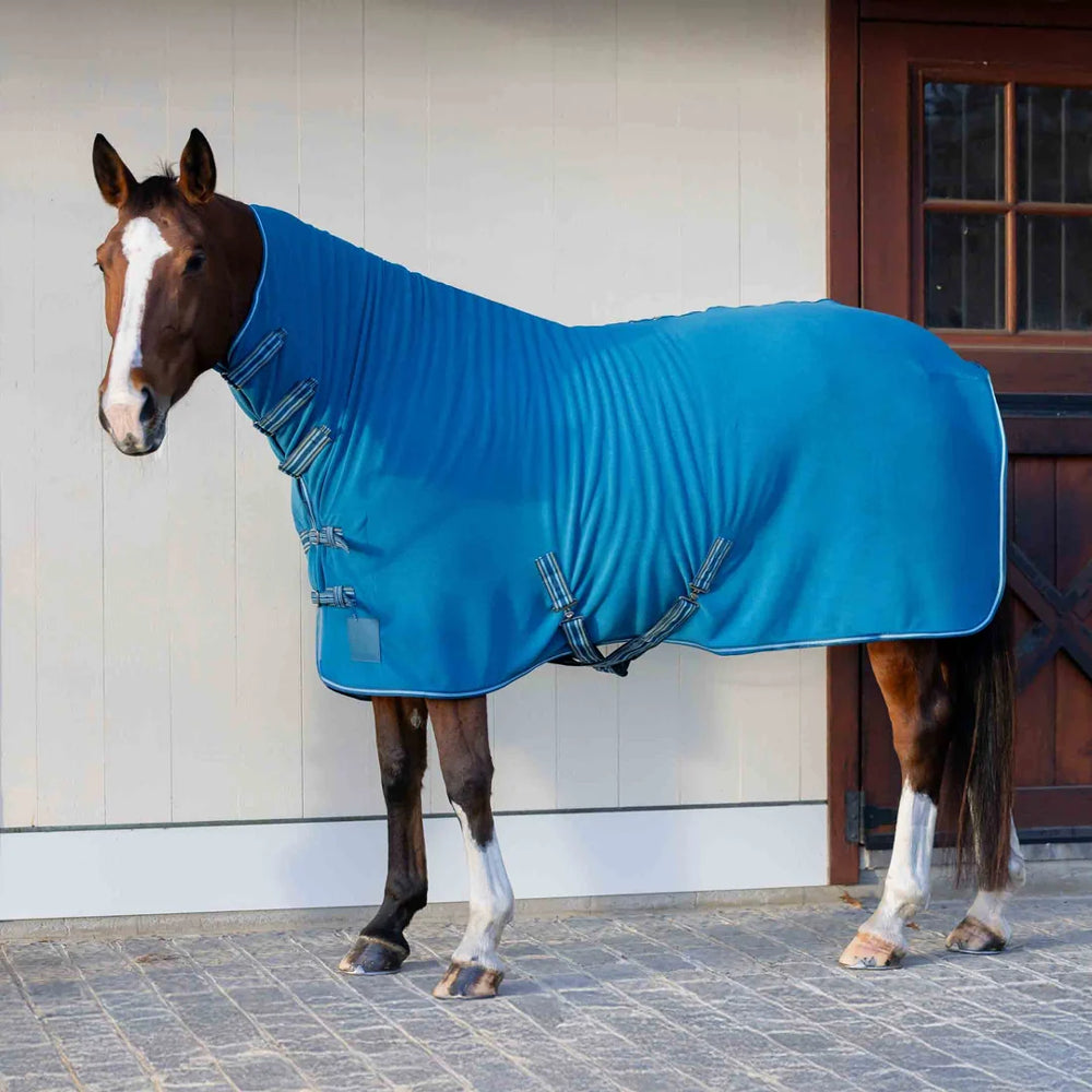 E24068-LYB Equinavia Norse Full Neck Fleece Cooler - Lyons Blue