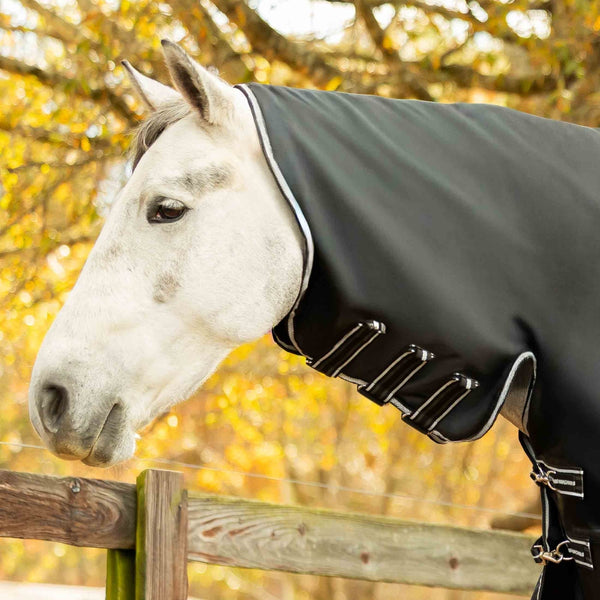 E24074-BL Equinavia Norse 300g Full Neck Heavy Weight Turnout Blanket - Black