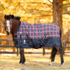 E24077-NV/BU Equinavia Norse Pony Mid Weight Turnout Blanket 200g - Navy / Burgundy