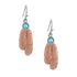 ER3712RG Montana Silversmiths Gift of Rose Gold Freedom Feather Earrings