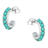 ER4802 Montana Silversmiths Studded in Turquoise Earrings