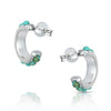 ER4802 Montana Silversmiths Studded in Turquoise Earrings