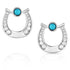 ER5508 Montana Silversmiths Destined Luck Turquoise Crystal Earrings