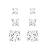 ER5646 Montana Silversmiths Shine Bright Triple CZ Earrings