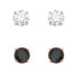 ER5647 Montana Silversmiths Opposites Double CZ Earrings