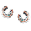 ER5687 Montana Silversmiths Western Mosaic Horseshoe Earrings
