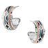 ER5690 Montana Silversmiths Western Mosaic Hoop Earrings