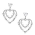 ER5797 Montana Silversmiths Heart Grows Crystal Earrings