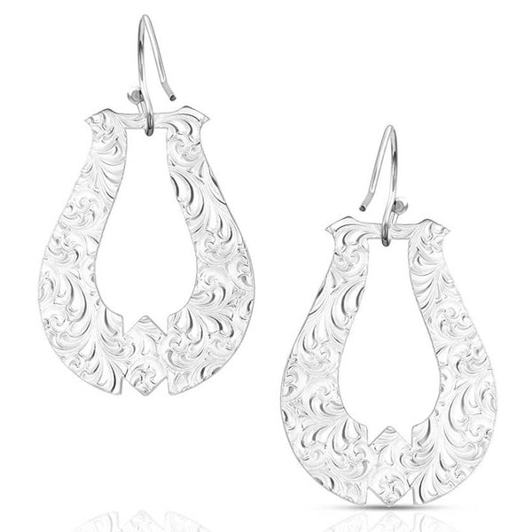 ER6166 Montana Silversmiths Callie's Turquoise Trail Earrings